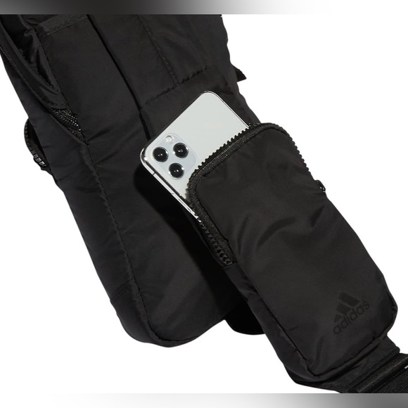 Adidas essential 2 sling crossbody black bag - Picture 7 of 7